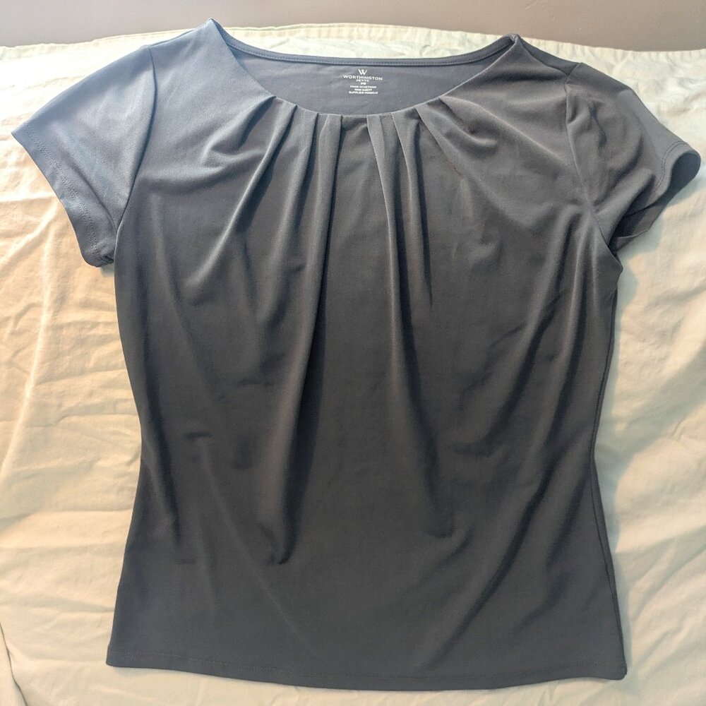 Gray Worthington Business Casual Tshirt